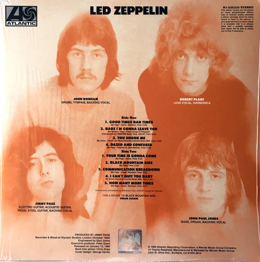 Led Zeppelin (VINYL) | Near Mint (NM or M-) Excellent+ (EX+) - ROCK / USED * NEAR MINT*