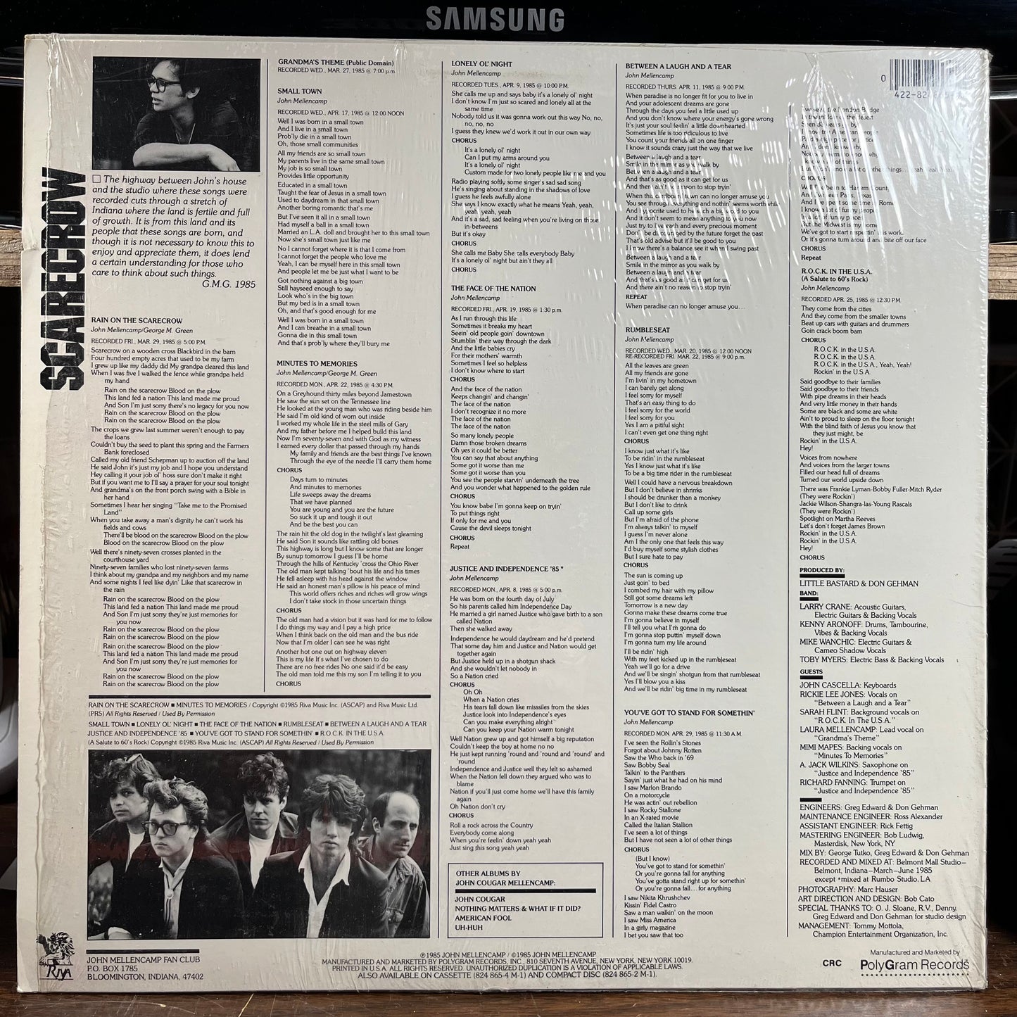 Scarecrow (VINYL) | Near Mint (NM) Near Mint (NM) - ROCK / USED *NEAR MINT*