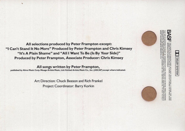Peter Frampton - Classics Volume 12 *CASSETTE* | Near Mint (NM) Near Mint (NM) - ROCK / USED *NEAR MINT*