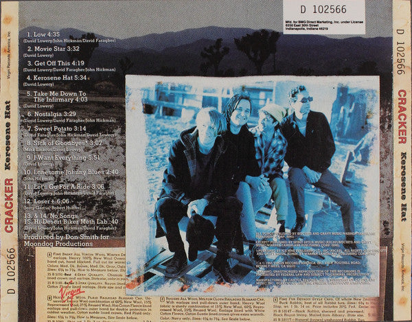 Kerosene Hat (CD) | Near Mint (NM) Near Mint (NM) - ROCK / USED *NEAR MINT*