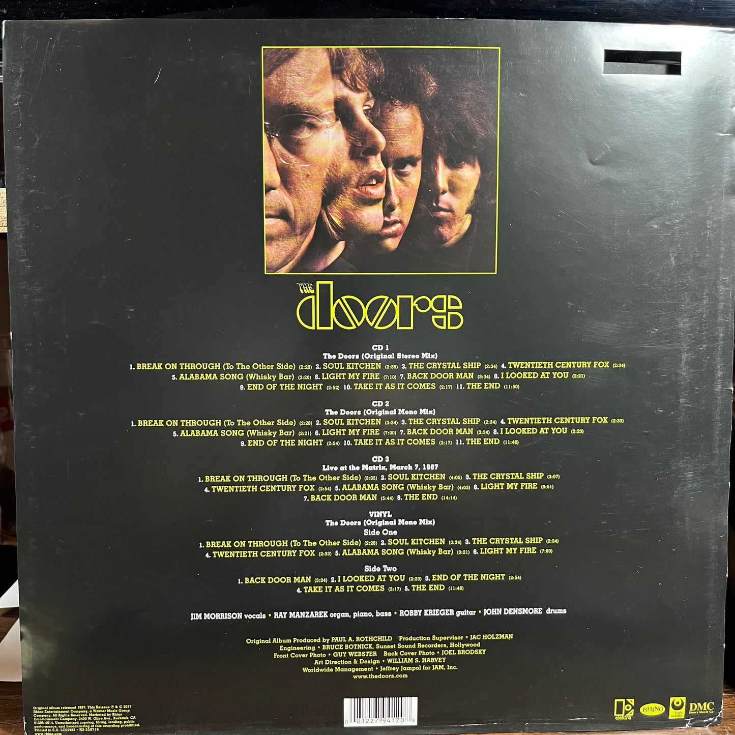 The Doors (VINYL & 3xCD) | Near Mint (NM) Excellent+ (EX+) - ROCK / USED *NEAR MINT*