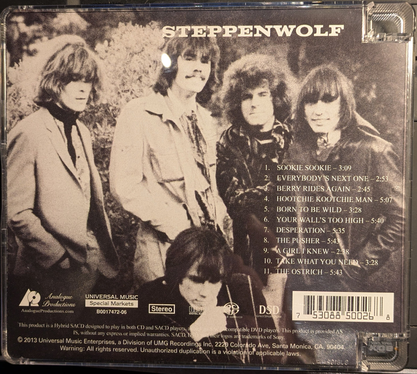 Steppenwolf (SACD) | Near Mint (NM) Near Mint (NM) - ROCK / USED *NEAR MINT*