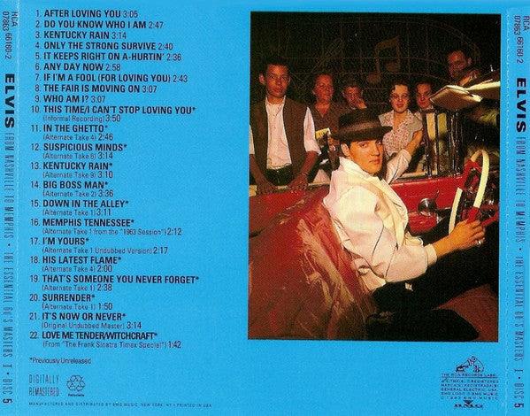 From Nashville To Memphis - The Essential 60's Masters I (5xCD BOX SET) | Near Mint (NM or M-) Excellent (EX) - ROCK / USED *NEAR MINT*