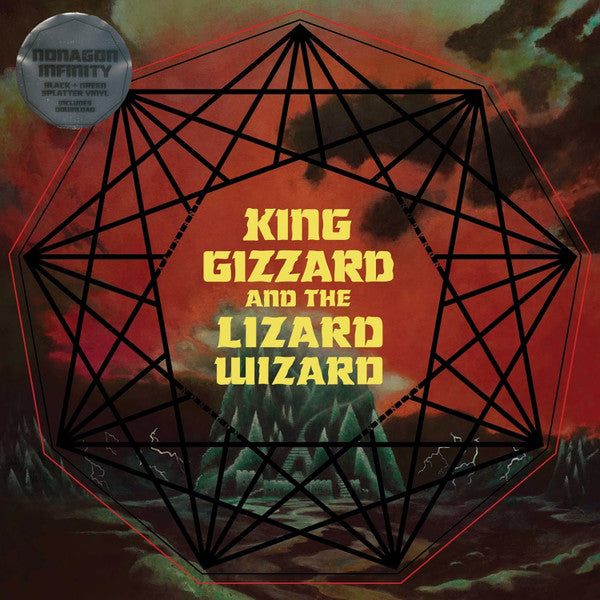 King Gizzard And The Lizard Wizard - Nonagon Infinity (GREEN W BLACK SPLATTER VINYL LP) | USED - ROCK / USED *NEAR MINT*