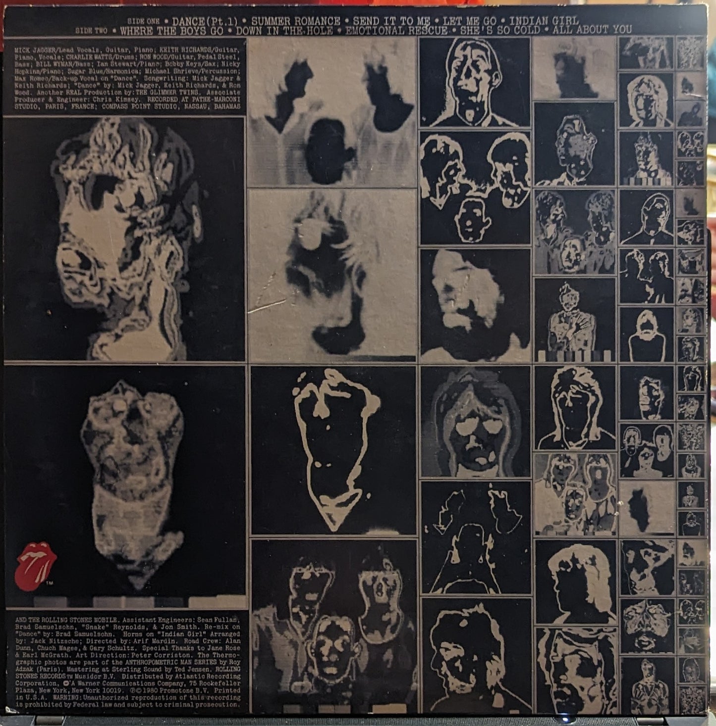 The Rolling Stones Emotional Rescue *SPECIALTY* LP Near Mint (NM or M-) Near Mint (NM or M-)
