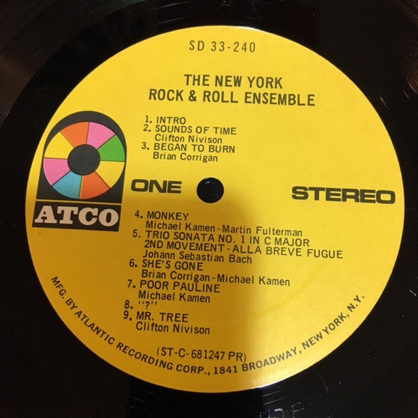 The New York Rock Ensemble - The New York Rock & Roll Ensemble | Near Mint (NM) Near Mint (NM) - ROCK / USED *NEAR MINT*