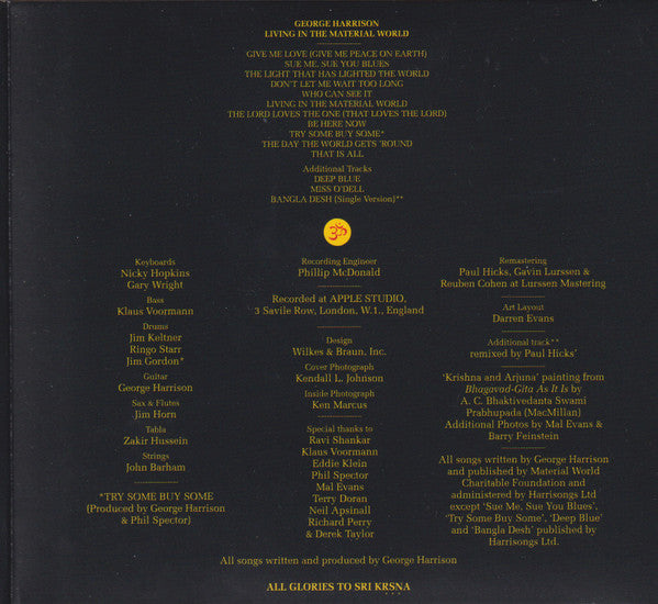Living In The Material World (CD) | Near Mint (NM) Near Mint (NM) - ROCK / USED *NEAR MINT*