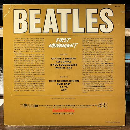 First Movement (VINYL) | Near Mint (NM or M-) Near Mint (NM or M-) - ROCK / USED *NEAR MINT*