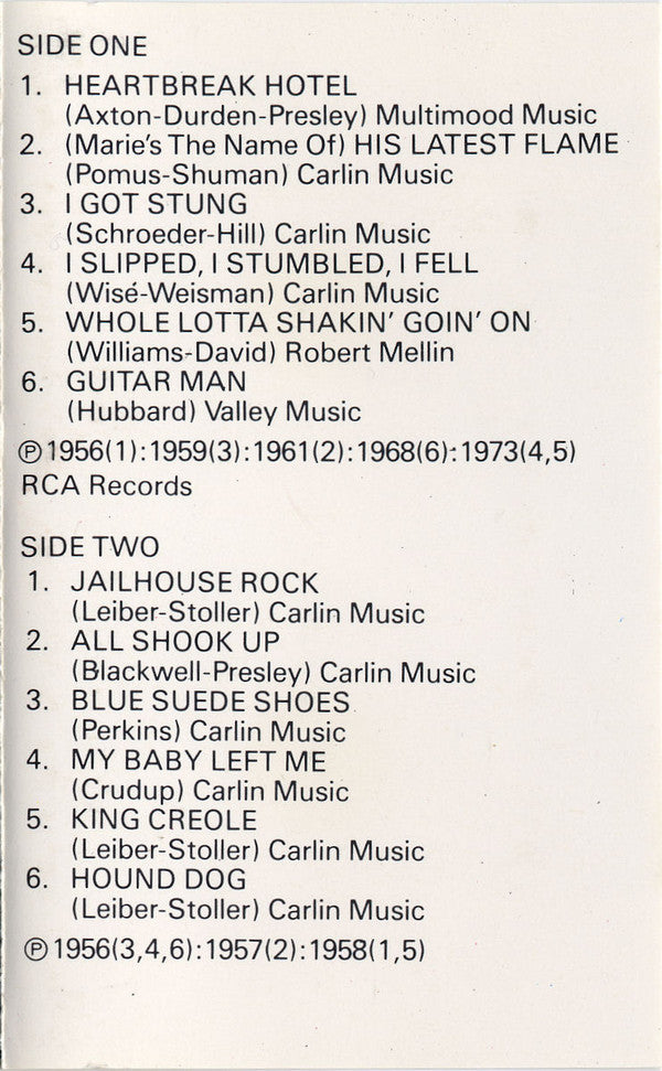 Heartbreak Hotel *CASSETTE* | Near Mint (NM) Excellent (EX)
