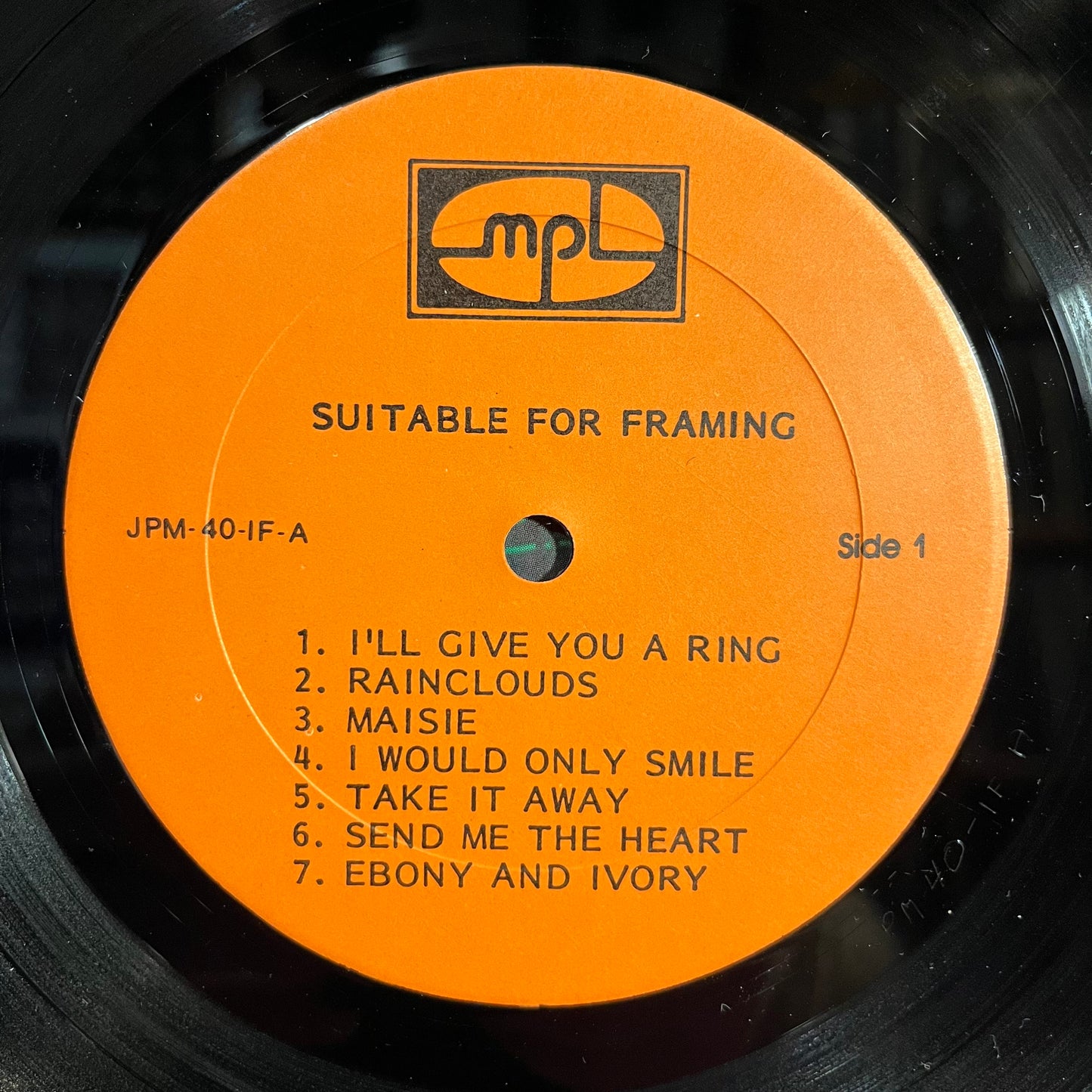 Paul McCartney - Suitable For Framing *UNOFFICIAL* | Near Mint (NM) Near Mint (NM) - ROCK / USED *NEAR MINT*