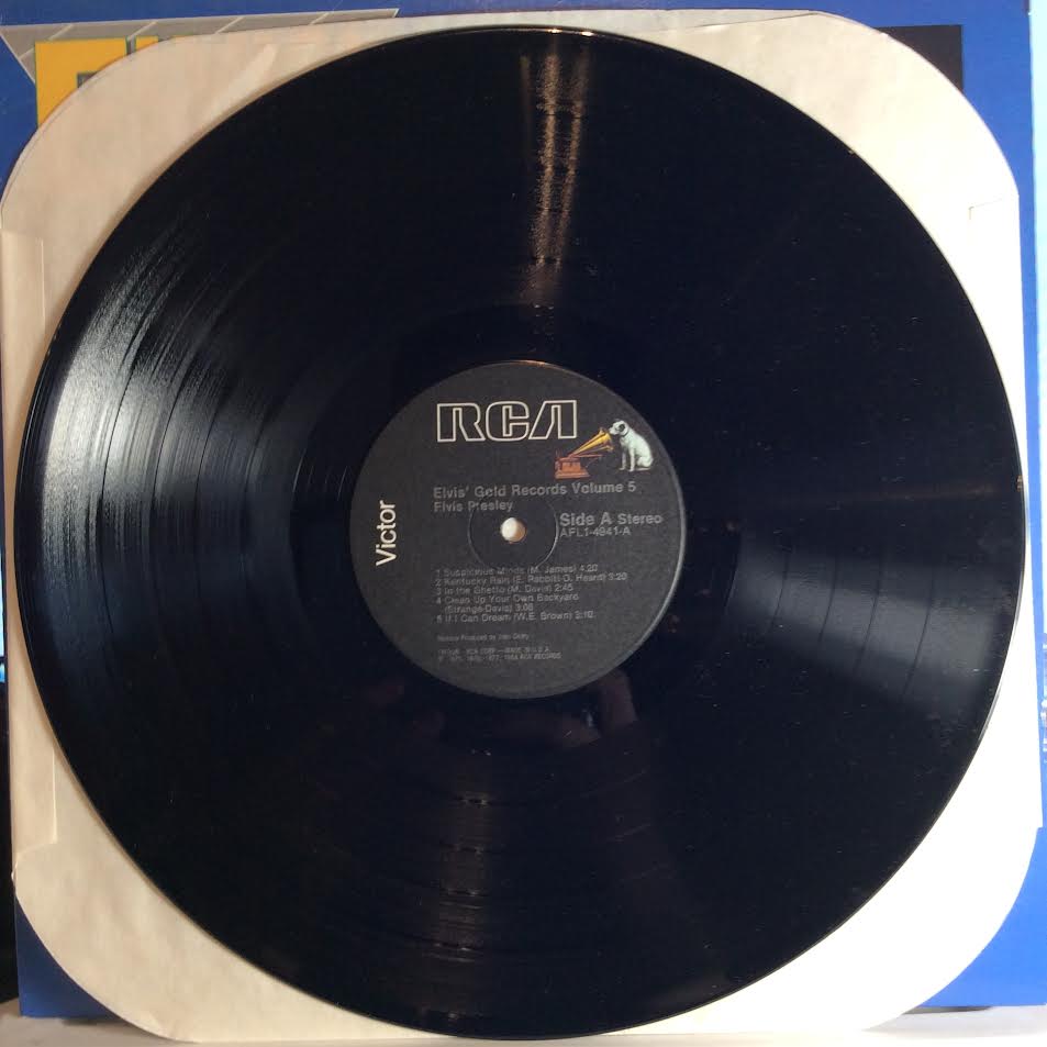 Elvis' Gold Records Volume 5 (VINYL) | Near Mint (NM) Near Mint (NM) - ROCK / USED *NEAR MINT*