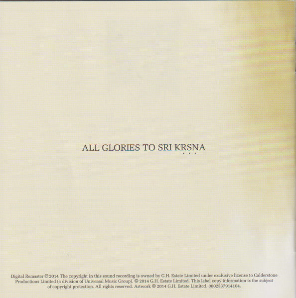 Living In The Material World (CD) | Near Mint (NM) Near Mint (NM) - ROCK / USED *NEAR MINT*