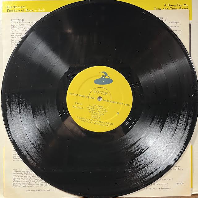 Visitor (VINYL) | Near Mint (NM or M-) Excellent+ (EX+) - ROCK / USED *NEAR MINT*