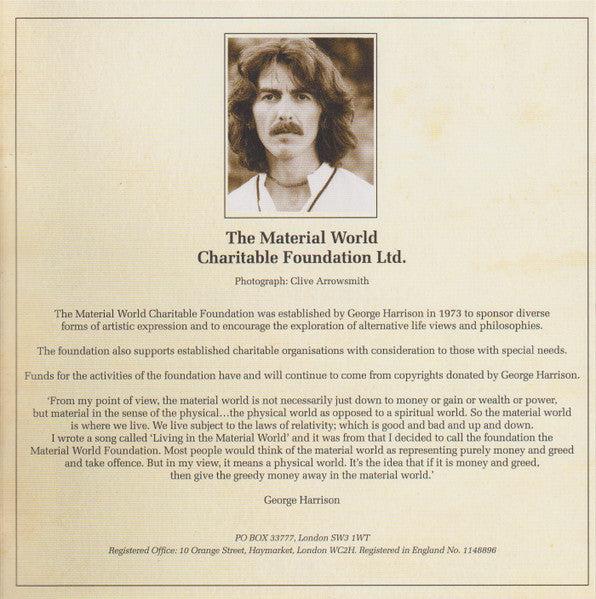 Living In The Material World (CD) | Near Mint (NM) Near Mint (NM) - ROCK / USED *NEAR MINT*