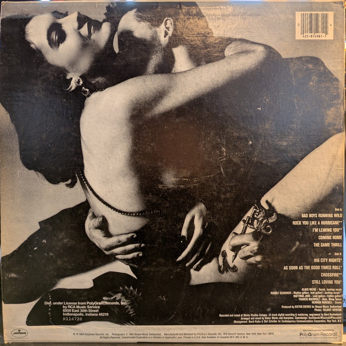 Love At First Sting (VINYL) | Excellent+ (EX+) Excellent (EX) - ROCK / USED *NEAR MINT*