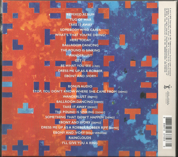 Tug Of War (2xCD) | Near Mint (NM) Near Mint (NM) - ROCK / USED *NEAR MINT*