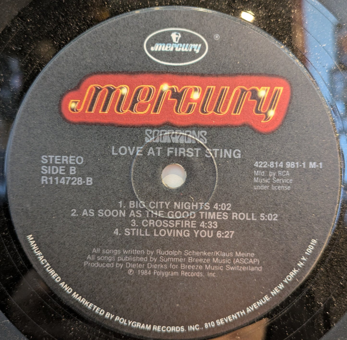 Love At First Sting (VINYL) | Excellent+ (EX+) Excellent (EX) - ROCK / USED *NEAR MINT*