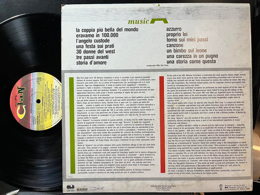 Adriano Celentano - Azzurro (VINYL) | Near Mint (NM) Excellent (EX) - ROCK / USED *NEAR MINT*