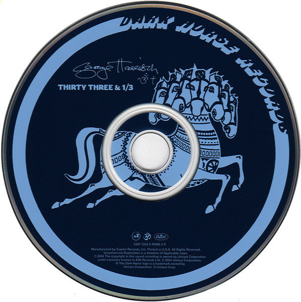 Thirty Three & 1/3 (CD) | Near Mint (NM or M-) Near Mint (NM or M-) - ROCK / USED *NEAR MINT*