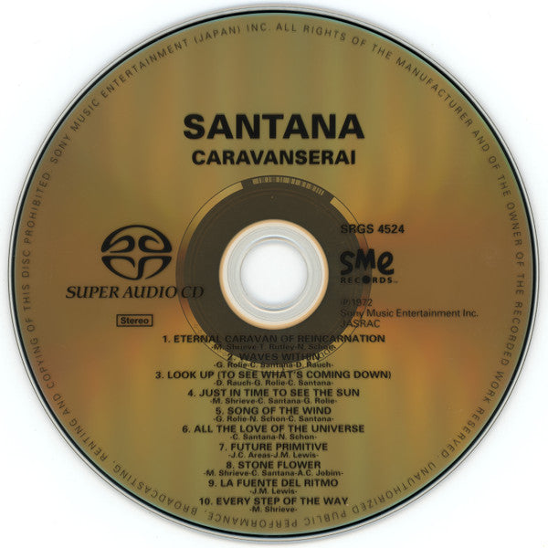 Caravanserai SACD *NO OBI / CD* | Near Mint (NM) Near Mint (NM) - ROCK / USED *NEAR MINT*