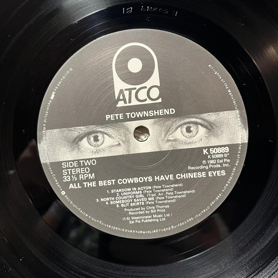All The Best Cowboys Have Chinese Eyes (VINYL) | Near Mint (NM) Near Mint- (NM-) - ROCK / USED *NEAR MINT*