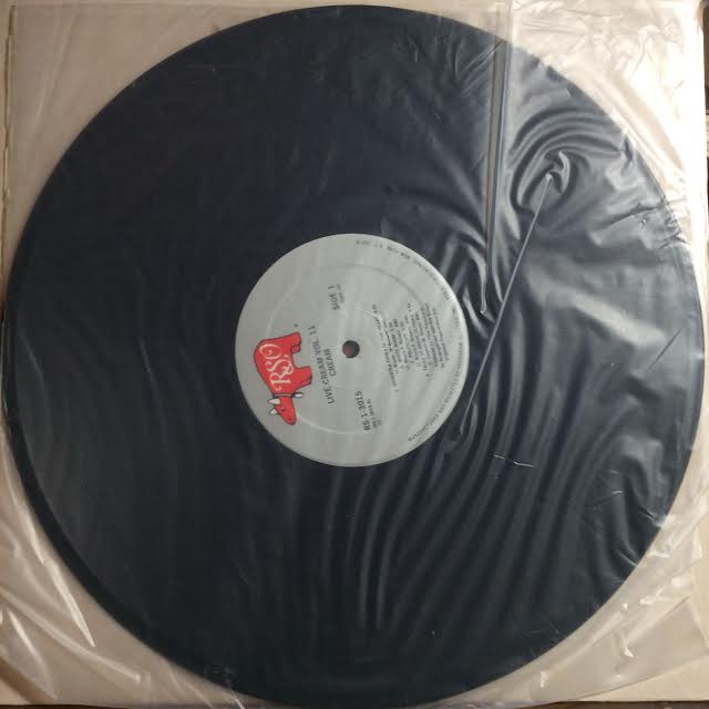 Live Cream Volume II (VINYL) | Near Mint (NM) Very Good Plus (VG+) - ROCK / USED *NEAR MINT*