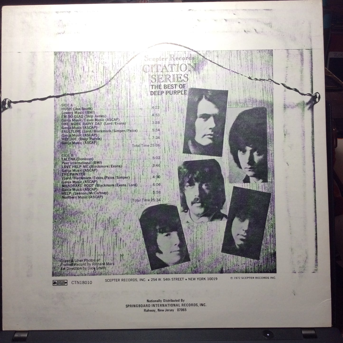 The Best Of Deep Purple (VINYL) | Near Mint (NM) Near Mint (NM) - ROCK / USED *NEAR MINT*