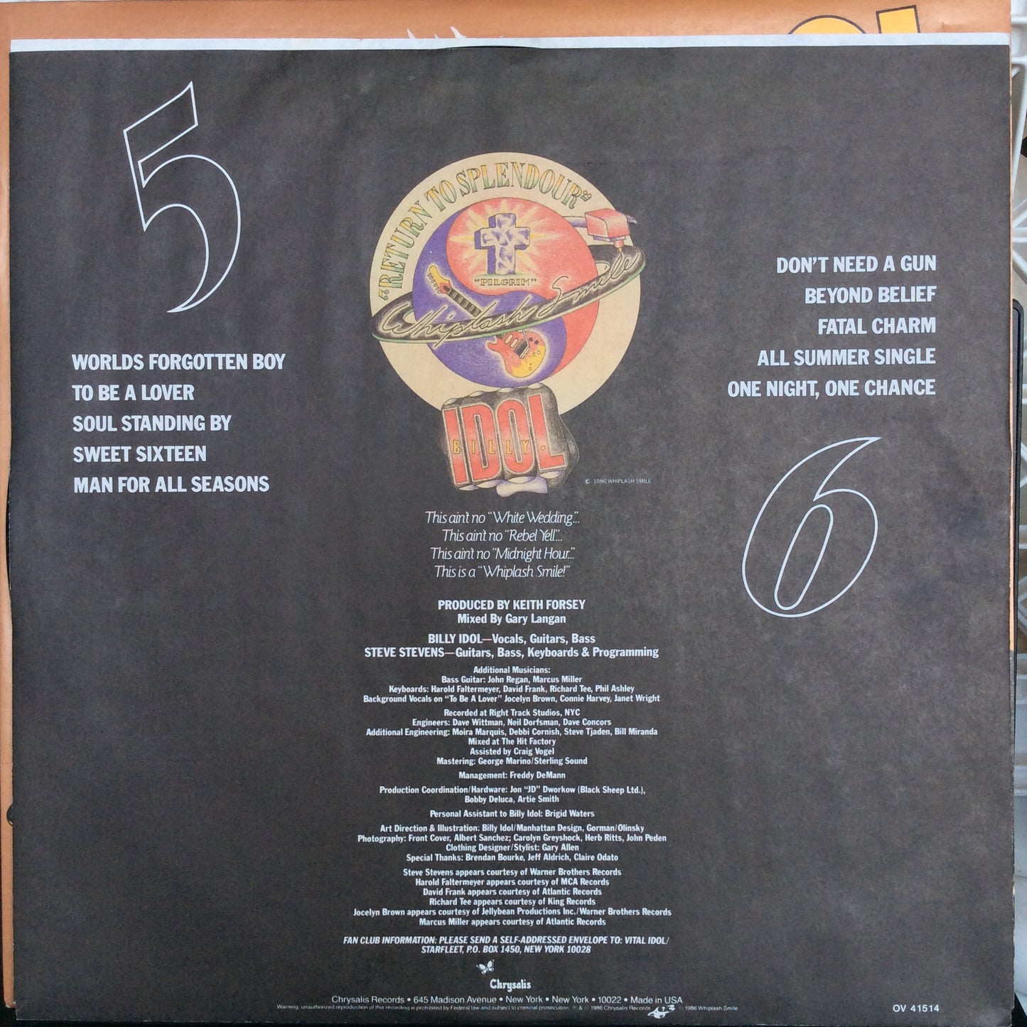 Whiplash Smile (VINYL) | Near Mint (NM) Near Mint (NM) - ROCK / USED *NEAR MINT*