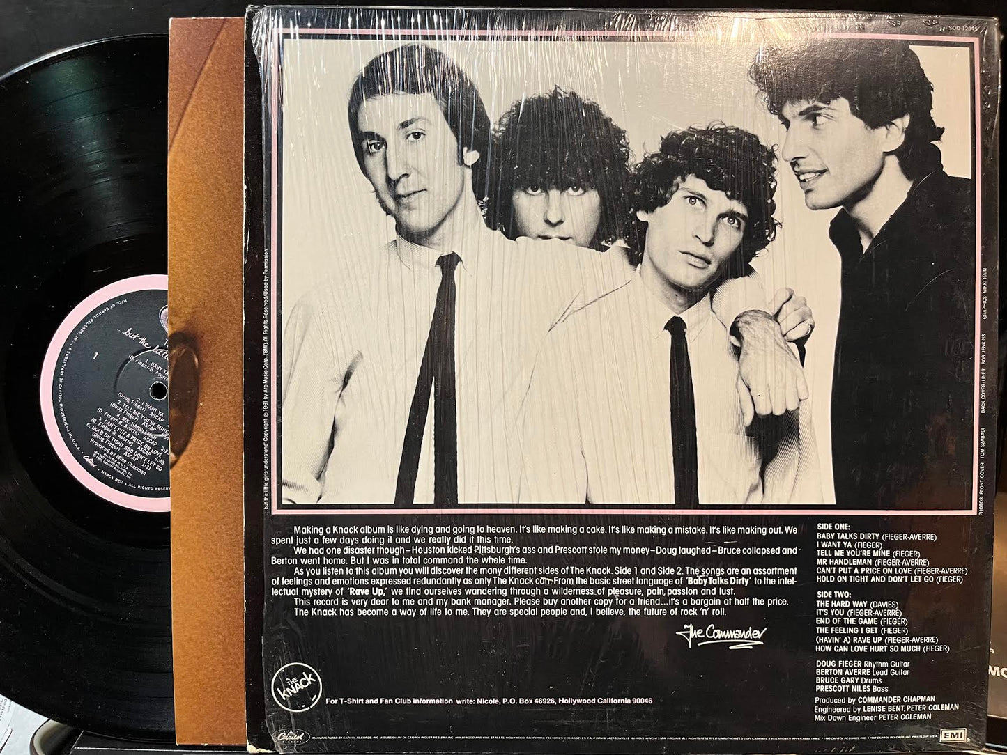 The Knack (3) - ...But The Little Girls Understand (VINYL) | Near Mint (NM) Near Mint (NM) - ROCK / USED *NEAR MINT*