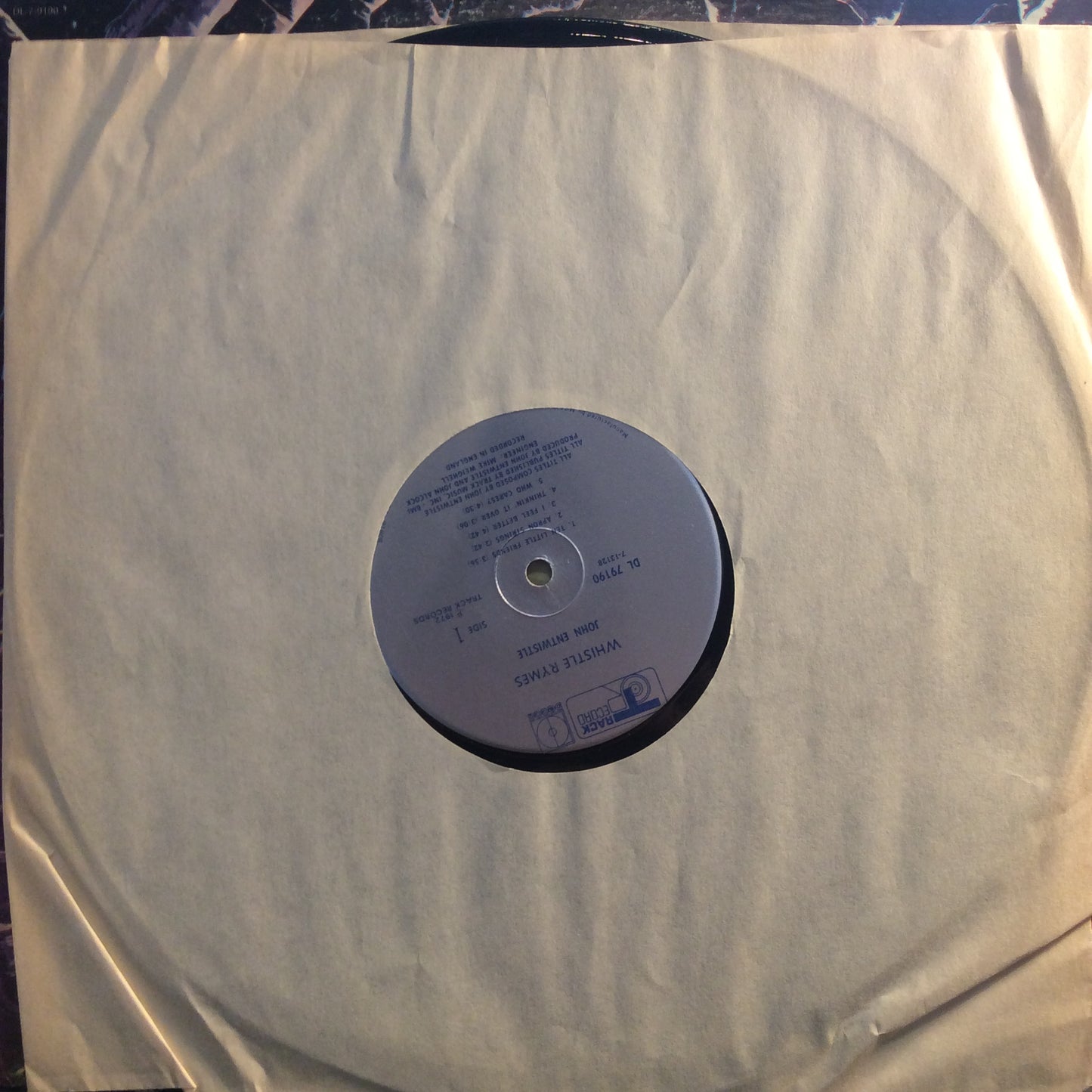 Whistle Rymes (VINYL) | Near Mint (NM) Very Good Plus (VG+) - ROCK / USED *NEAR MINT*