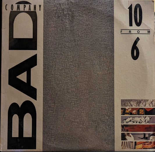 Bad Company (3) 10 From 6 *CLUB / CRC* LP Near Mint (NM or M-) Excellent (EX)