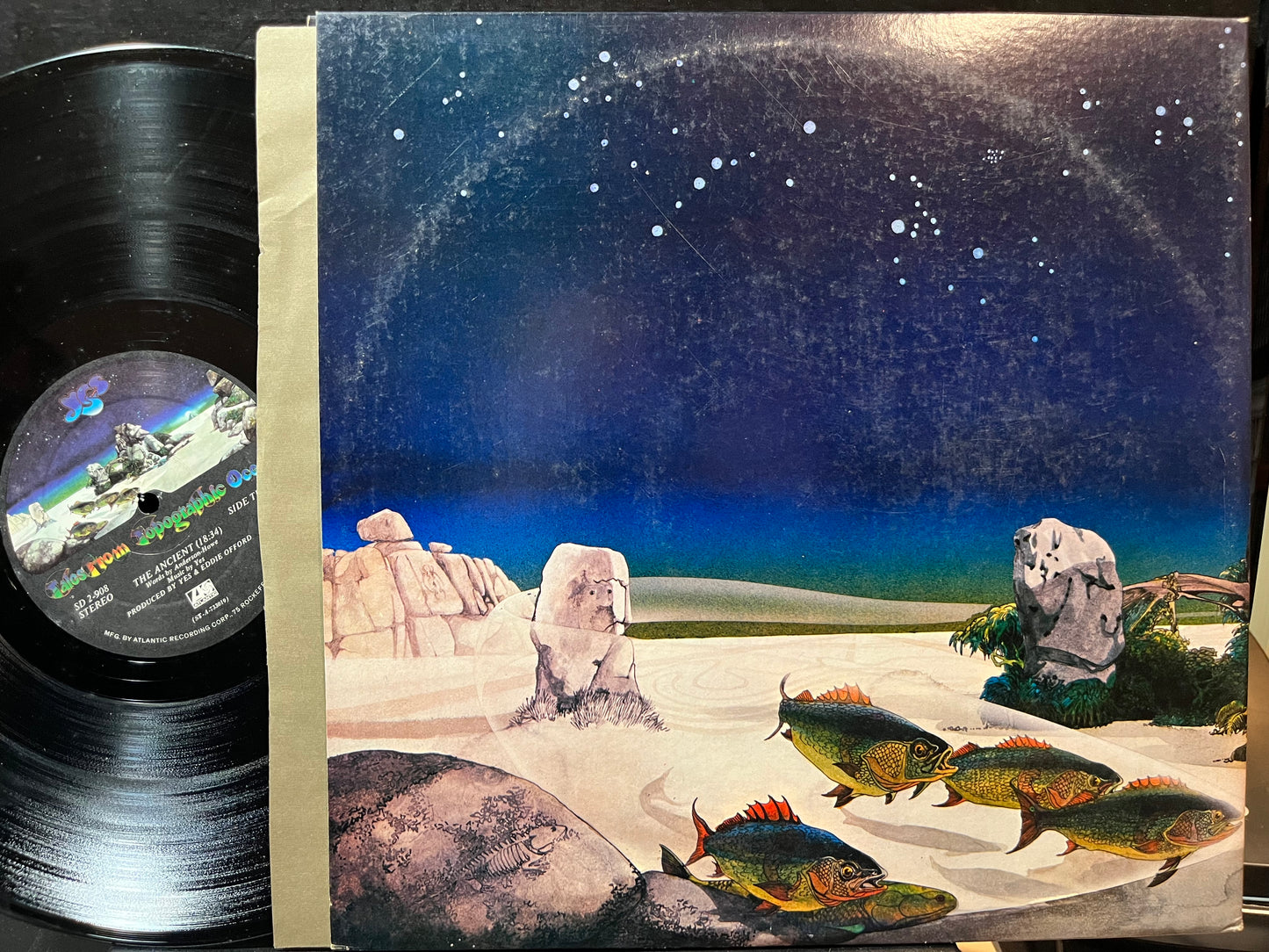 Yes - Tales From Topographic Oceans (VINYL 2xLP ATLANTIC SD 2-908 1974) | USED Near Mint (NM or M-) Excellent (EX) - ROCK / USED *NEAR MINT*