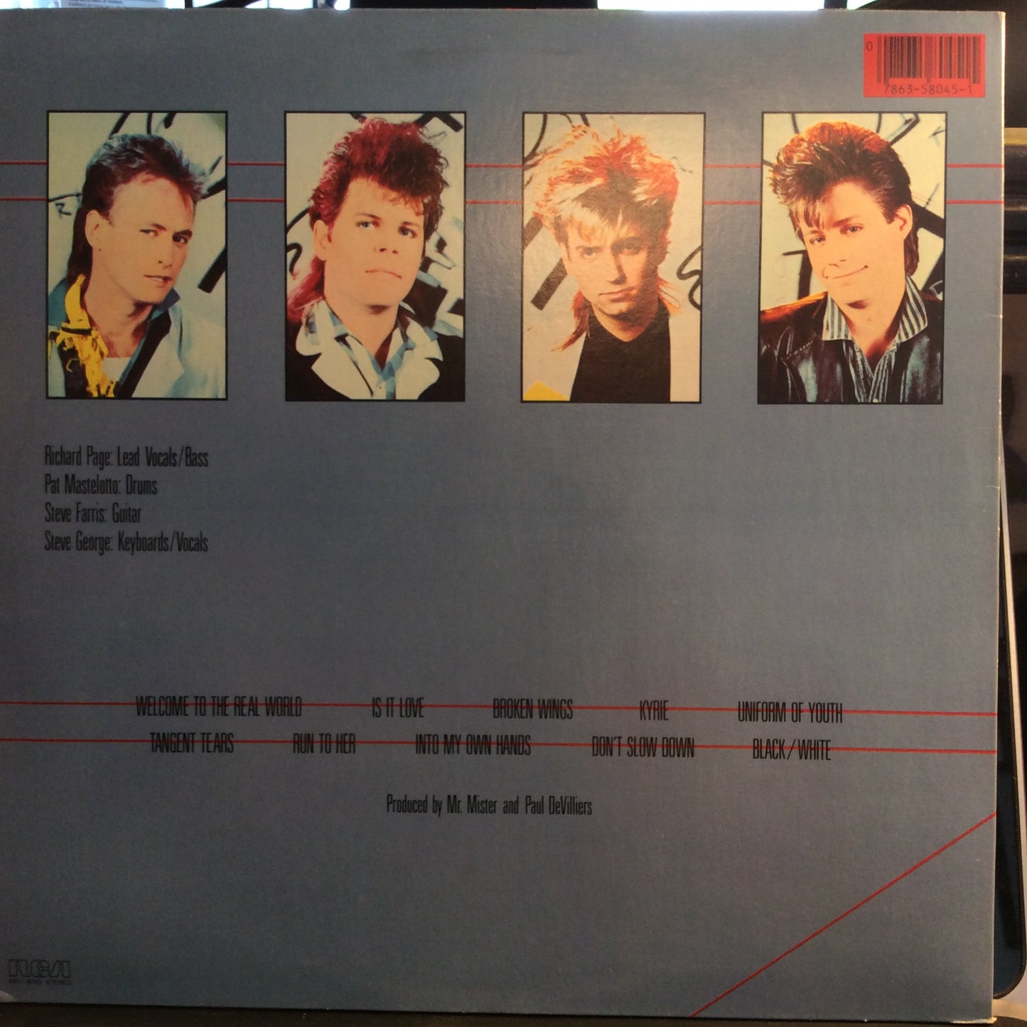 Welcome To The Real World (VINYL) | Near Mint (NM) Near Mint (NM) - ROCK / USED *NEAR MINT*