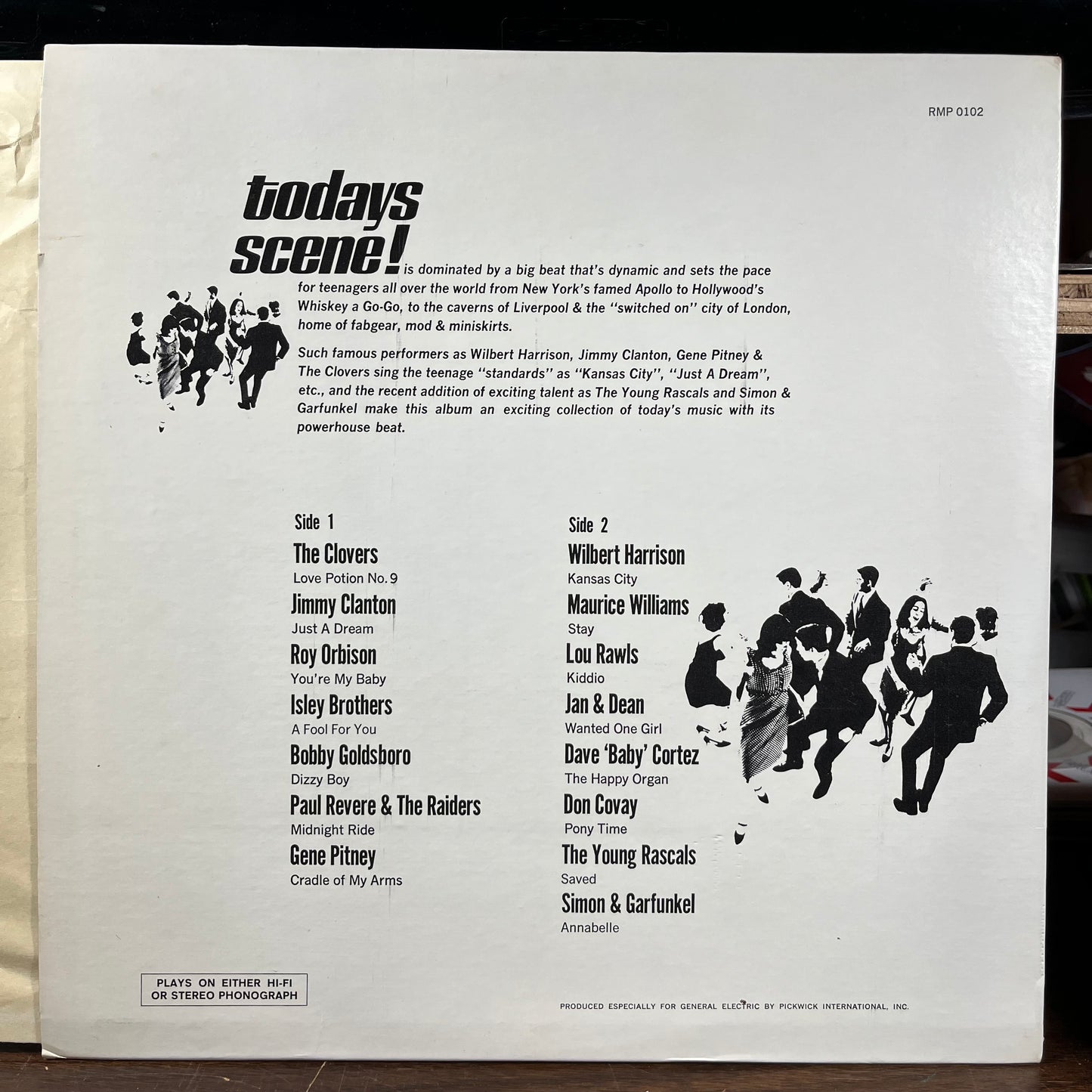 Today's Scene! (VINYL) | Near Mint (NM) Near Mint (NM) - ROCK / USED *NEAR MINT*