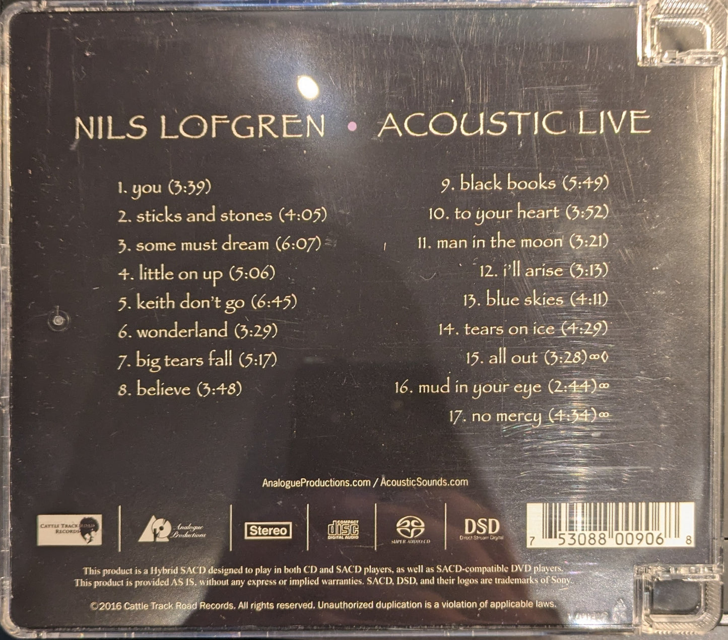 Acoustic Live (SACD) | Near Mint (NM) Near Mint (NM) - ROCK / USED *NEAR MINT*