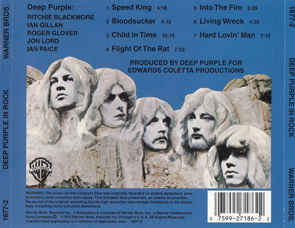 In Rock (CD) | Near Mint (NM) Excellent (EX) - ROCK / USED *NEAR MINT*