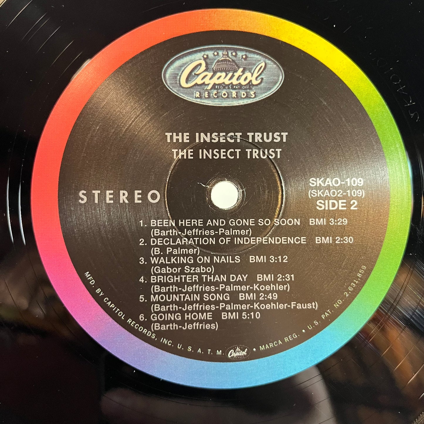 The Insect Trust (VINYL) | Near Mint (NM) Near Mint (NM) - ROCK / USED *NEAR MINT*