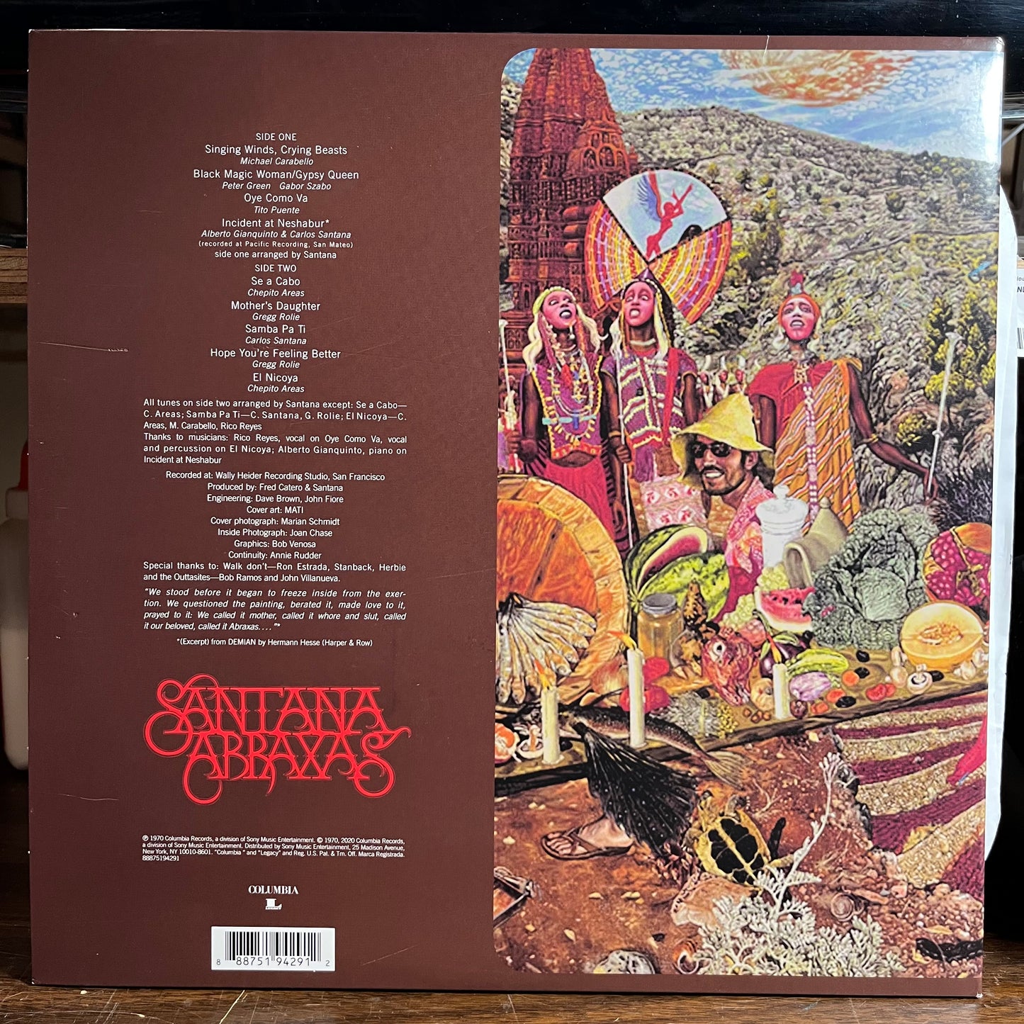 Abraxas (VINYL) | Near Mint (NM) Near Mint (NM) - ROCK / USED *NEAR MINT*