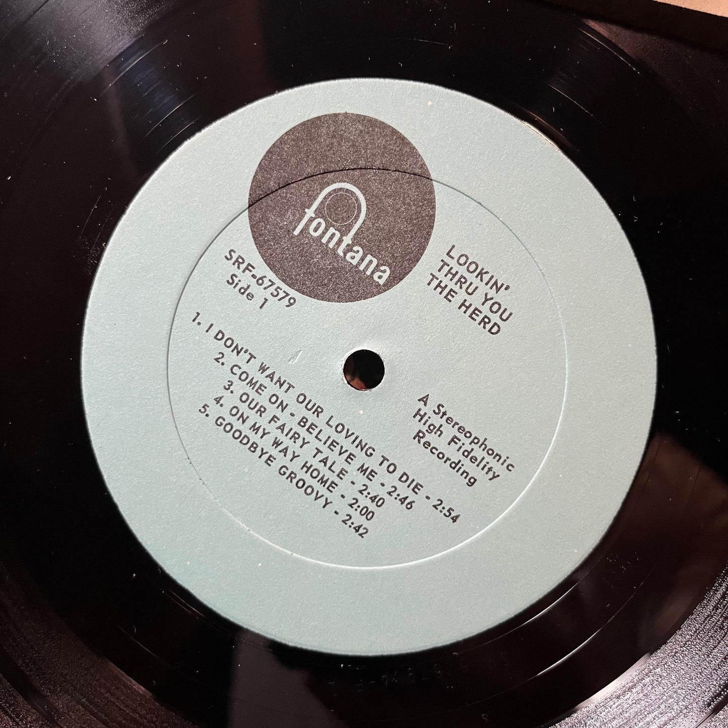 The Herd - Lookin Thru You (VINYL LP FONTANA SRF-67579 1968) | USED - ROCK / USED *NEAR MINT*