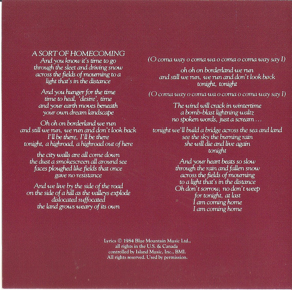 The Unforgettable Fire (CD) | Near Mint (NM) Near Mint (NM) - ROCK / USED *NEAR MINT*
