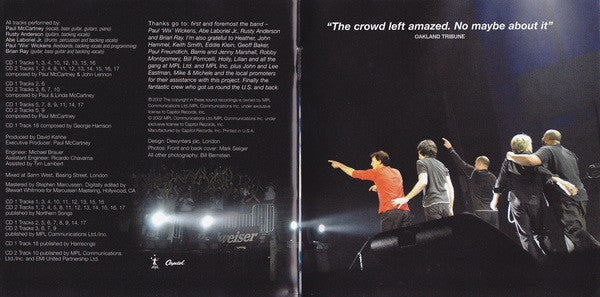 Back In The U.S. *CD* |