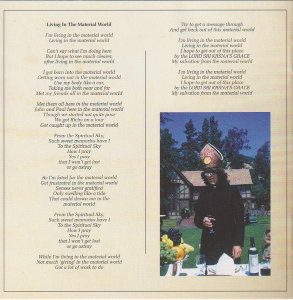 Living In The Material World (CD) | Near Mint (NM) Near Mint (NM) - ROCK / USED *NEAR MINT*