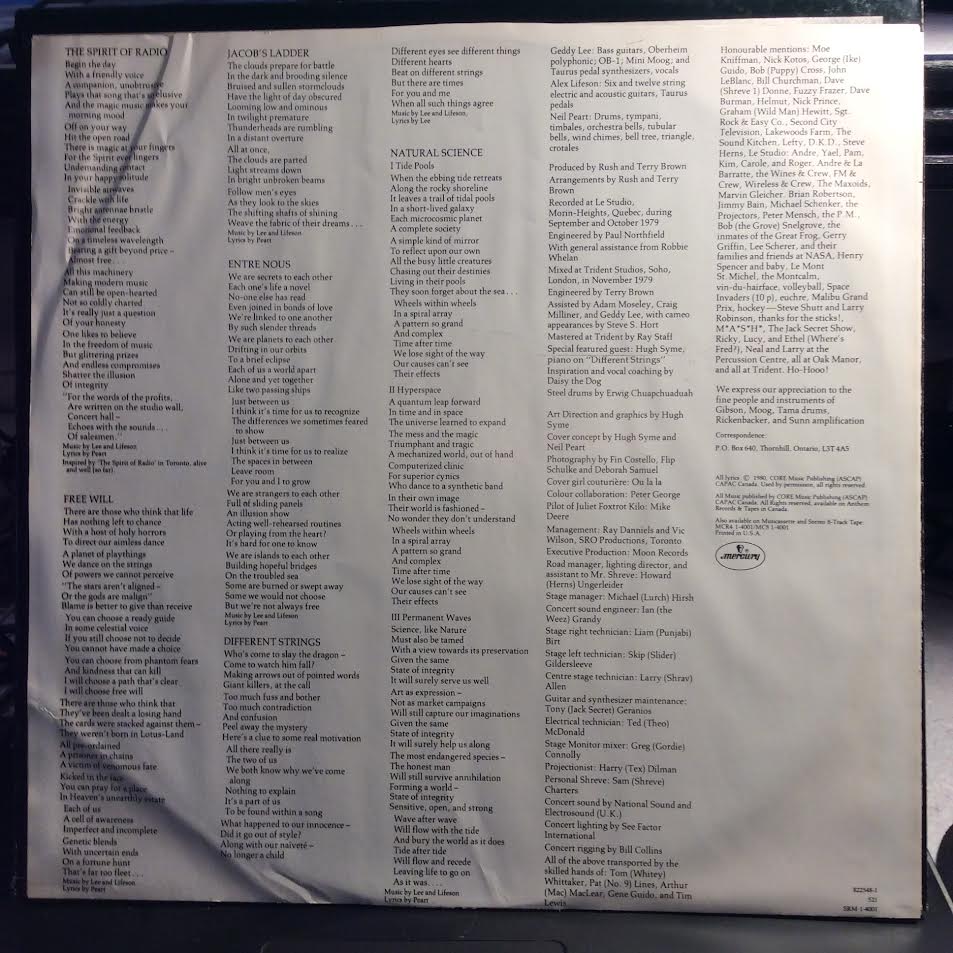 Permanent Waves (VINYL) | Near Mint (NM) Near Mint (NM) - ROCK / USED *NEAR MINT*