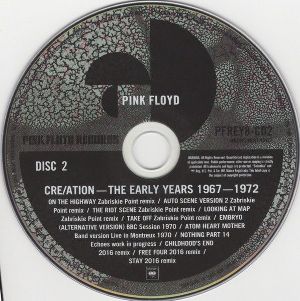 Cre/ation (The Early Years 1967-1972) (2xCD) | Near Mint (NM) Near Mint- (NM-) - ROCK / USED *NEAR MINT*
