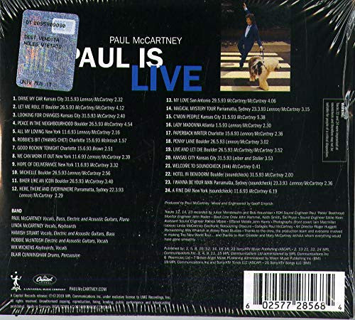 Paul Is Live (CD) | Near Mint (NM) Near Mint (NM) - ROCK / USED *NEAR MINT*