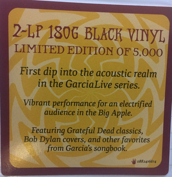 GarciaLive Volume 14 (Recorded Live At The Ritz, New York, NY, January 27th, 1986) (2xVINYL) | Near Mint (NM or M-) Near Mint (NM or M-) - ROCK / USED *NEAR MINT*