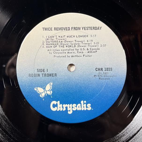 Twice Removed From Yesterday (VINYL) | Near Mint (NM or M-) Excellent+ (EX+) - ROCK / USED *NEAR MINT*