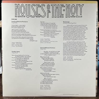Houses Of The Holy (VINYL) | Near Mint (NM or M-) Excellent (EX) - ROCK / USED *NEAR MINT*