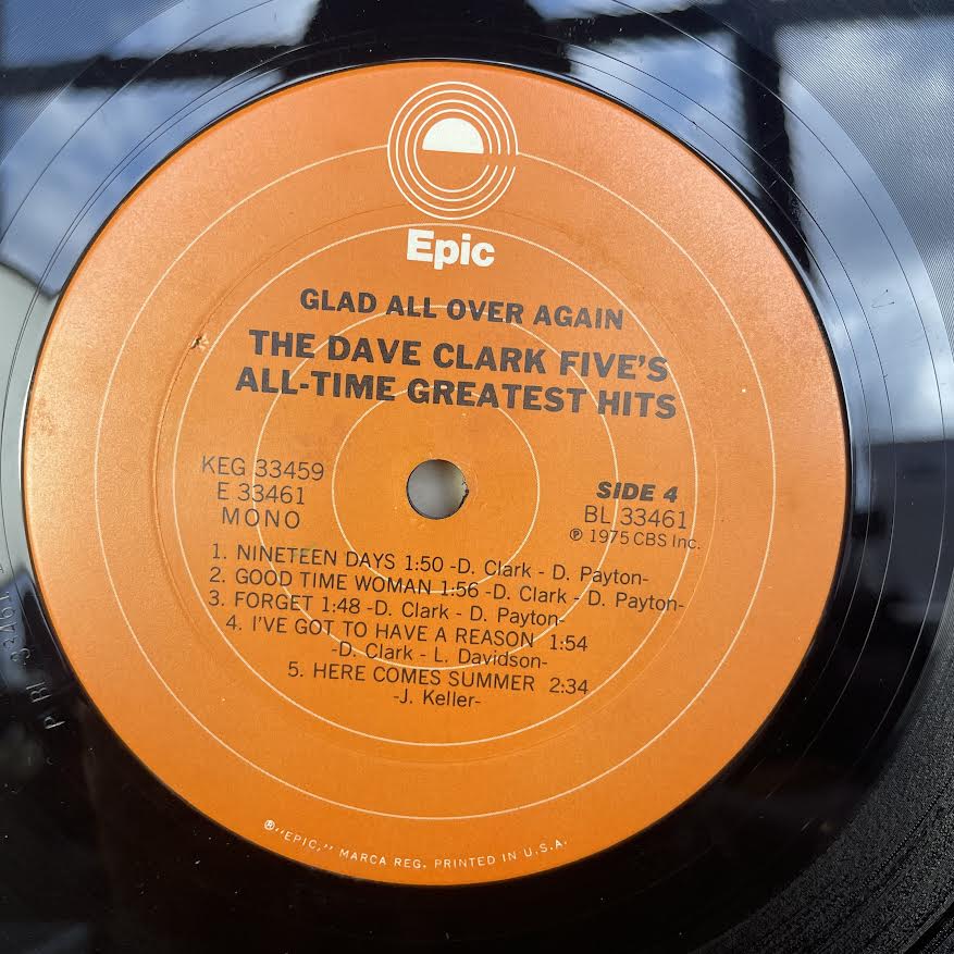 Glad All Over Again: The Dave Clark Five's All-Time Greatest Hits (2xVINYL) | Near Mint (NM) Excellent (EX) - ROCK / USED *NEAR MINT*