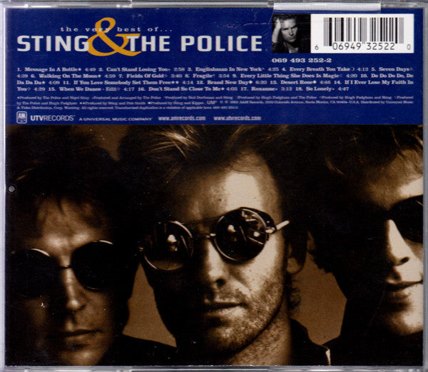The Very Best Of Sting & The Police (CD) | Near Mint (NM) Near Mint (NM) - ROCK / USED *NEAR MINT*